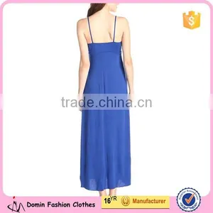 High Quality New Style Straps Empire-Waist Maxi Dress for Women thumbnail-2