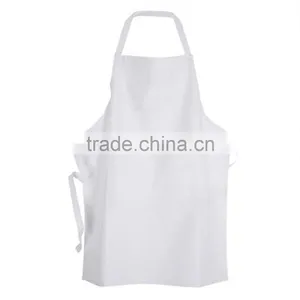 100% Cotton White Long Work Apron for Doctors thumbnail-2