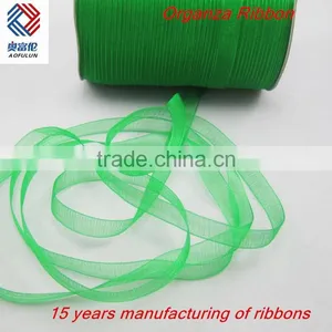 Woven Edge Organza Ribbon for Garment Decoration thumbnail-3