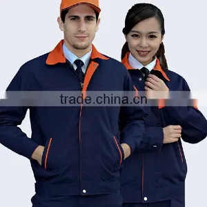 Customized 2015 Lastest 100% Cotton Canvas Thicker Coverall Work Uniform thumbnail-3