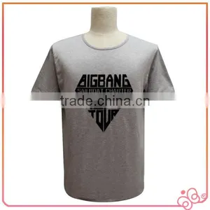 2014 Top Quality 100%cotton Fashion Mens Clothing Flock Printing Designer t Shirt Wholesale China thumbnail-1