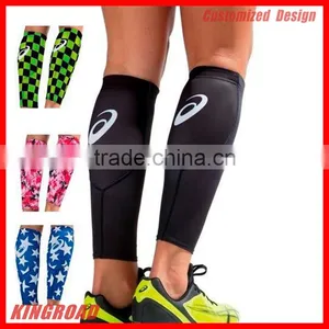 High Quality Sports Running Compression Calf Sleeves, Custom Designs, Any Artworks thumbnail-1