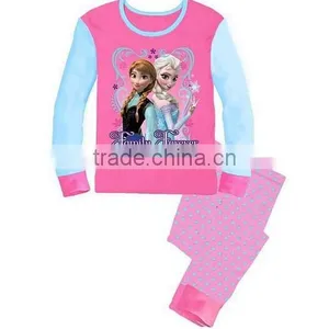 Wholesale Hot Sell Popular Kids Frozen Pajamas, Frozen Elsa Dress Wholesale thumbnail-3