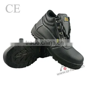Low-cuff PU Bottom Senior Head Layer Cowhide Steel Toe Safety Shoes thumbnail-1