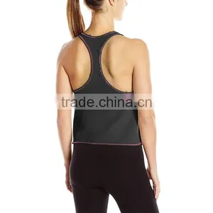 OEM Factory Woman Tank Top Funny Printing Tops Custom Gym Stringer Vest thumbnail-4