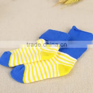 Zm53066a Striped Folded Cuff Children School Cotton Socks thumbnail-4