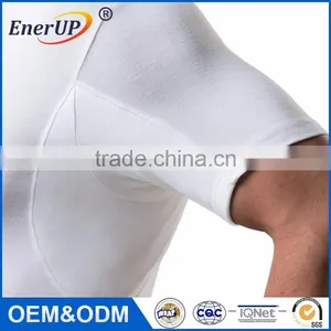 Men's Crew Neck White Sweatshield Undershirt thumbnail-2