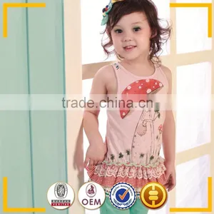 T Shirt Children's Clothing Wholesale Factory China Country Girls Clothing Summer thumbnail-1