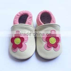 2016 Genuine Leather Baby Shoes Rubber Sole Kids Shoes for Boys and Girrls thumbnail-2
