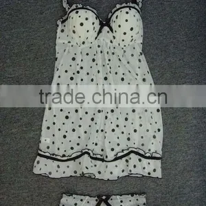 Factory Supplies Adult Sexy Lingerie Babydolls Sexy Dress and Panty 0316# thumbnail-1