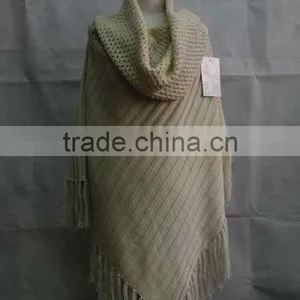 Ponch,knitted Poncho,poncho thumbnail-1