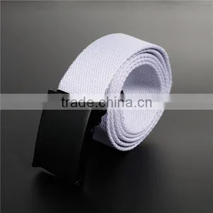 Canvas Belt Waistband Black White thumbnail-1