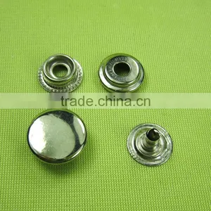 High Quality Metal New Style Custom Round Many Colors Clip Snap Button thumbnail-2