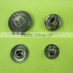 High Quality Metal New Style Custom Round Many Colors Clip Snap Button thumbnail-6
