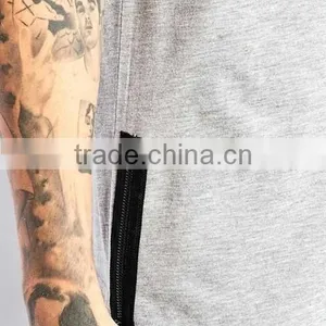 Wholesale Side Zipper Soft Fabric T-Shirt thumbnail-6