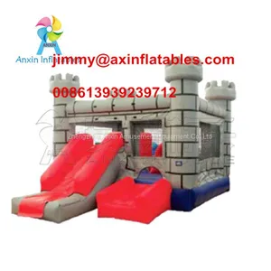 Prince Inflatable Jumping Castle With Small Slide thumbnail-1