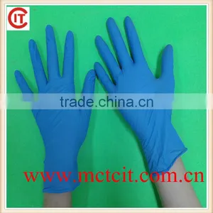 FDA Approved Medical Disposable Powder Free&powdered Blue Nitrile Gloves Nitrile Examination Gloves thumbnail-1