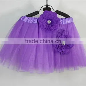 Purple Ballett Tutu Girl Skirts thumbnail-1
