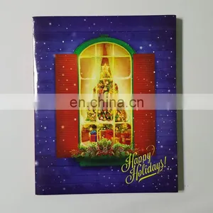 Paper Craft 7inch TFT Screen 128M LCD Video Invitation Card thumbnail-2