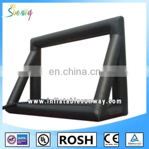 Cinema Inflatable Screen Custom Advertising Inflatable Movie Rear Projection tv Screen for Sale thumbnail-3