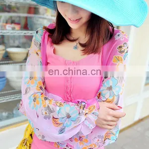 2015 Fashion Design Polyester Chiffon Summer Car Raglan Sleeves Accessories(PP620BL-P) thumbnail-1