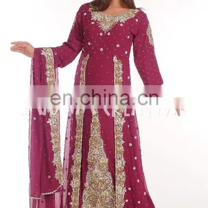 EXCLUSIVE FANCY MOROCCAN KAFTAN ARABIAN WEDDING GOWN thumbnail-3