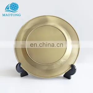 China Supply Cheap Custom Metal Fashion Zinc Alloy Plated Tourist Souvenir Plates thumbnail-2