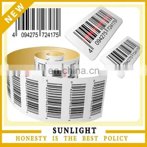 Commercial Computer Printed Barcode Silicone Adhesive Stickers thumbnail-1