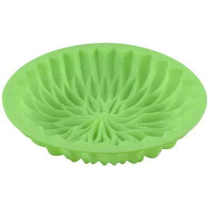 Free Sample Food Grade Heat Resistant Nontoxic Silicone Mousse Cake Friandises Pudding Baking Mold Tool Round Shape thumbnail-4