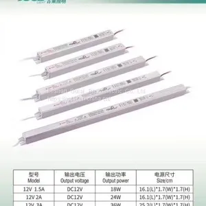 12V 4A 48W LED LIGHT BOX BUILT-IN SLIM POWER SUPPLY thumbnail-2