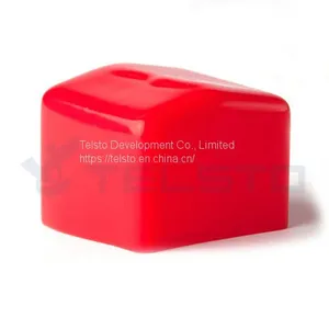 White Red Uni Strut End Cap 1-5/8'' Used for Hose Clamps Electrical Cables and Pipes thumbnail-1
