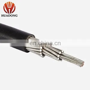 ALUMINUM TRIPLEX CABLE # 4, ALUMINUM CONDUCTORS GRADE EC 1350 WITH LDPE (LOW DENSITY POLYETHYLENE) thumbnail-1