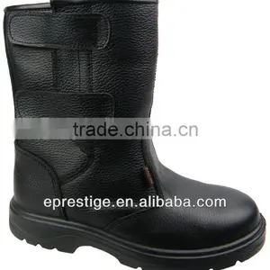 High-cut Leather Safety Boot EN20345 SB/SBP/S1/S1P/S2/S3 thumbnail-1