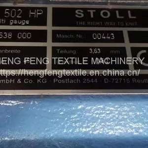 STOLL FLAT KNITTING MACHINE CMS 502HP 3.5.2 Computerised Tricot Jersey Sweater Orginal Accessories thumbnail-2