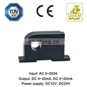 Acrel AC Current Sensor Input:AC 0-200A Output:DC 4-20mA/0-20mA Diameter:20mm CT Class 0.5 0.2 Current Transducer BA20-AI/I thumbnail-3