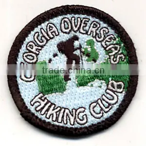 Hiking Club Embroidery Patches Club Logo Patch thumbnail-1