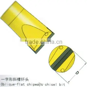 Oblique-Flat Chipways Chisel Bit thumbnail-1