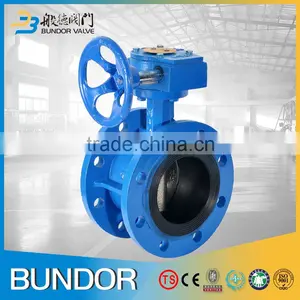China Supplier Worm Gear Operated Flange Butterfly Valve Dimensions thumbnail-1