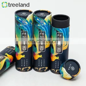 Custom Fragrance Incense Sticks Use Round Paper Tube Box thumbnail-2