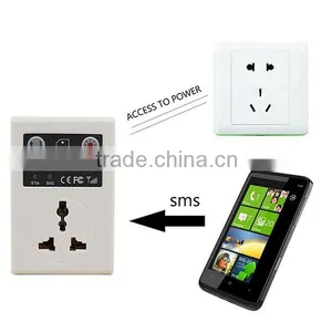 Smart Home SMS/Dial Switch ON/OFF 2200W Universal Remote Controlled GSM Power Socket Suitable for US/ UK/ EU Stand Plug thumbnail-1