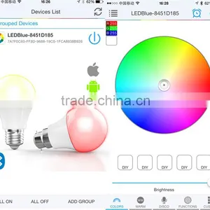 Smart Bluetooth LED Bulb With Android and Ios App, Supporting Timing Switch, Dancing Light With Disco, Colorpix From Camera thumbnail-1