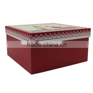 Square Paper Board Gift Packing Box With Cute Printing thumbnail-3