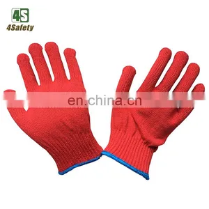 4SAFETY Blue Colored Cotton Safety Gloves Knitted thumbnail-2