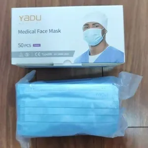 Medical Surgical Mask / Sterilized or Non Sterilized / Three Layer Protection / Plane Ear Hook Type / Type IIR thumbnail-5