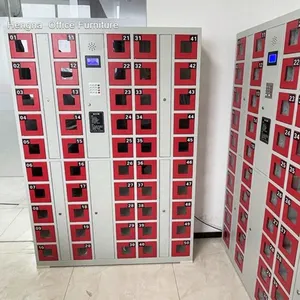 Face Recognition Smart Locker Price | 50-door Public Places Cell Phone Smart Locker thumbnail-1