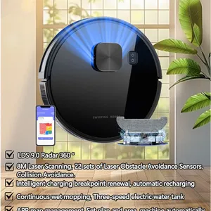 PUREROBO X7-Robot Vacuum Cleaner With APP & Remote Control 3 In 1 Wet Dry Mopping & Sweeping & Vacuum 360°Detection Lidar Sensor Real-time Mapping thumbnail-1