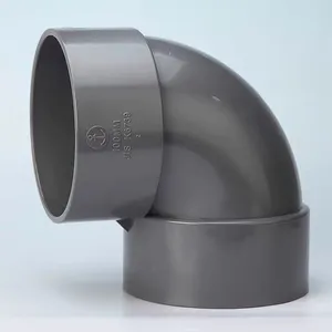 Anchor Brand UPVC Japanese Standard Industrial Drainage 90° Elbow thumbnail-1