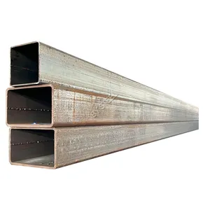 Factory Astm Structural Black Iron Tube Steel Carbon Steel Hollow Pipe Square Rectangular Steel Carbon Pipe thumbnail-4