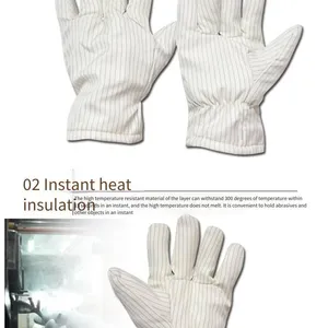 Ms750016 High-temperature-resistant Gloves, Resistant to 300 Degrees, Dust-free and Anti-static High-temperature-resistant Gloves thumbnail-2