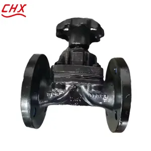G41J-PN10/PN16 Diaphragm Valve Flange Ductile Iron Rubber Soft Seal Anti-Corrosion Manual Diaphragm Shutoff Valve thumbnail-1